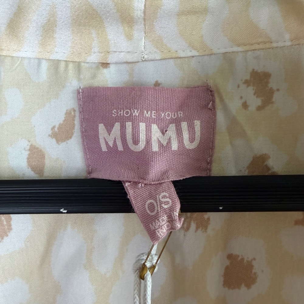 Show Me Your Mumu x Curateur Harlow Robe NWT One Size Missing Belt Ivory‎ - Picture 8 of 14